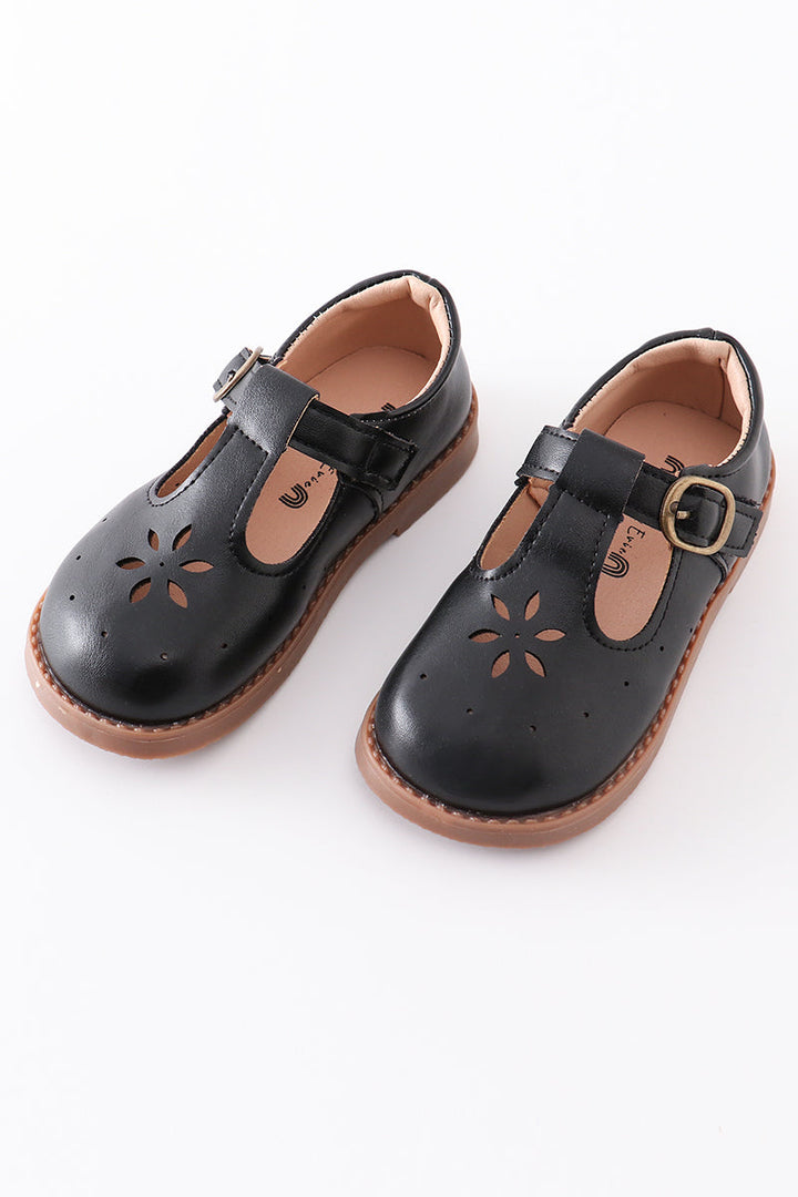 Black Vintage Appleseed Mary Jane Shoes