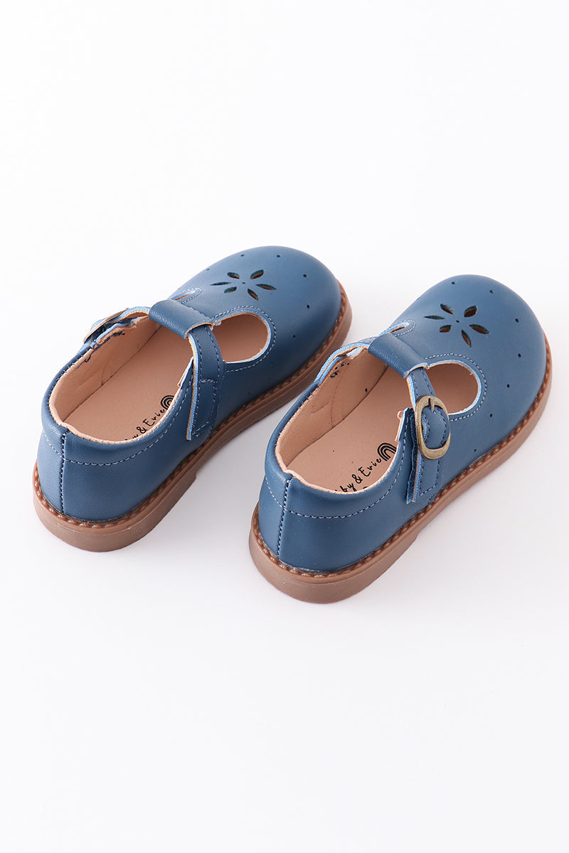 Blue Vintage Appleseed Mary Jane Shoes