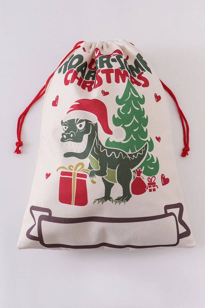 Canvas Christmas Gift Bag