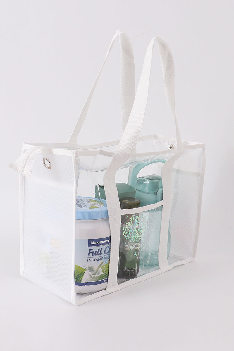 White Clear Waterproof Beach Travel Bag