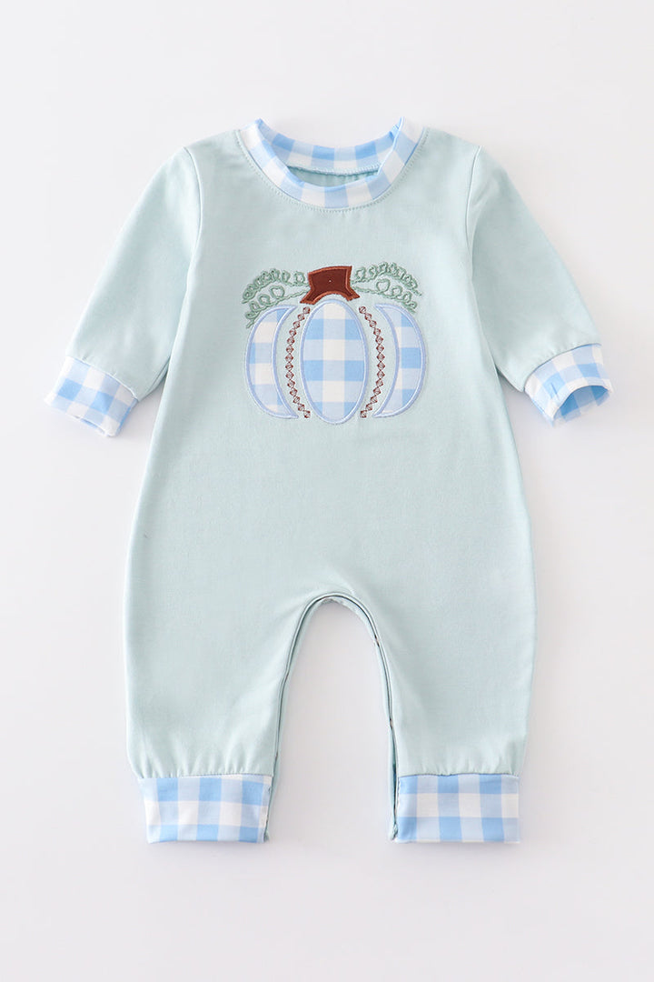 Pumpkin Applique Boy Romper