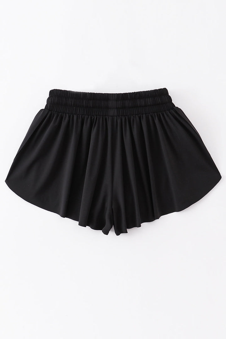 Black Woman Sports Shorts