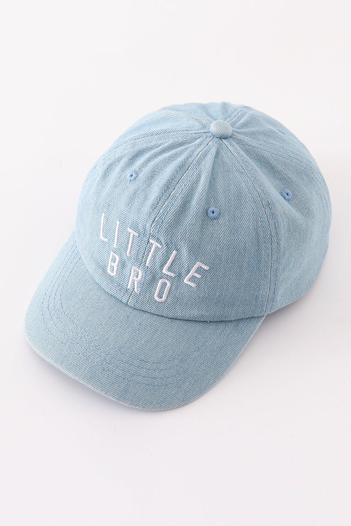 Blue Little Bro Embroidery Hat