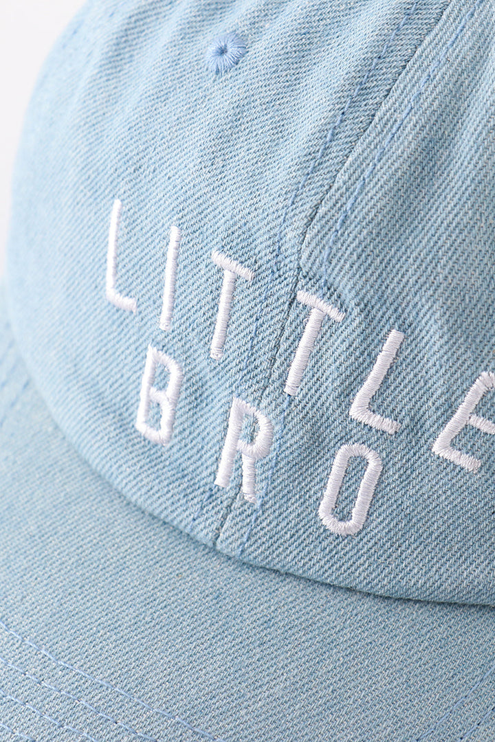 Blue Little Bro Embroidery Hat