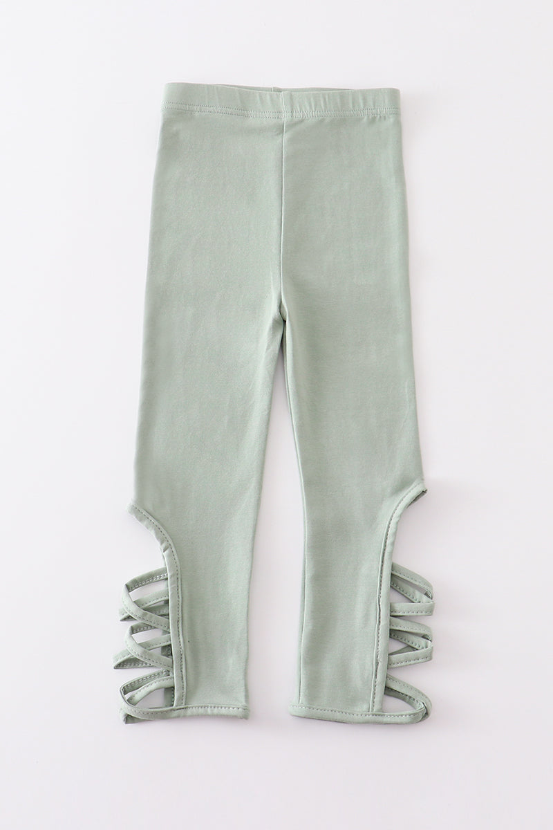 Sage Hollow Out Legging