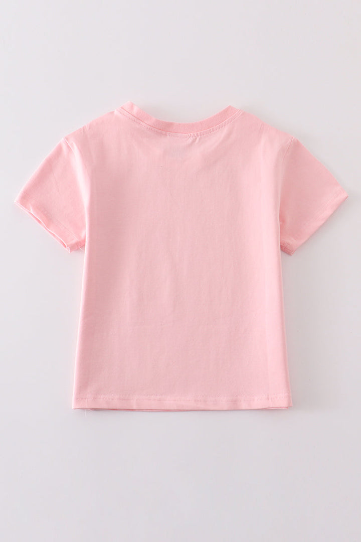 Pink Blank Basic T-shirt Adult Kids And Baby Bubble