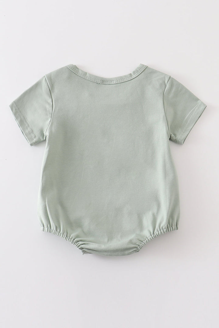 Sage Blank Basic T-shirt Adult Kids And Baby Bubble