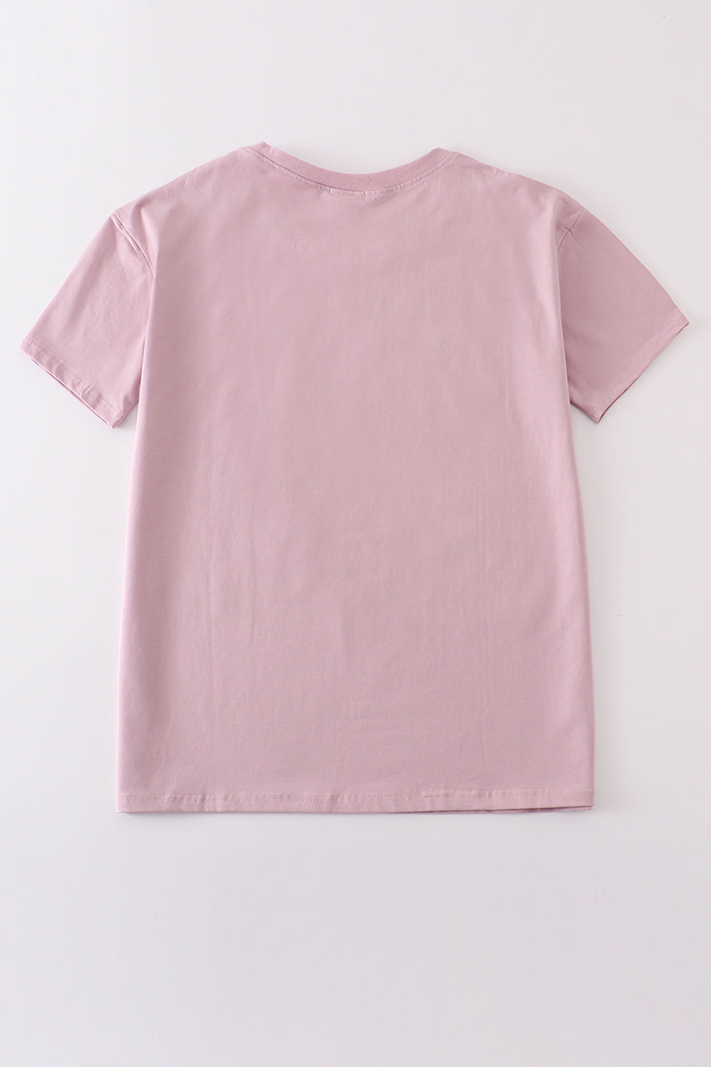 Purple Blank Basic T-shirt Adult Kids And Baby Bubble