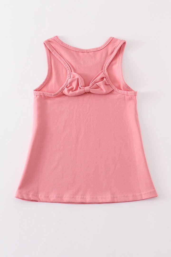 Mauve Blank Basic Kids Teens Adult Tank Top