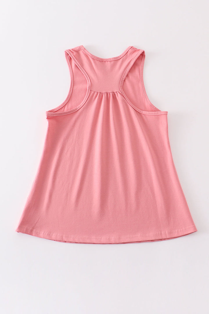 Mauve Blank Basic Kids Teens Adult Tank Top