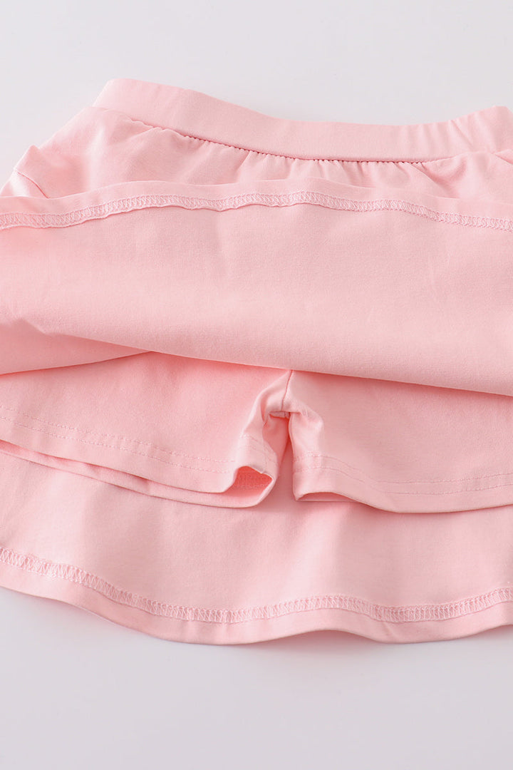 Pink Basic Skort