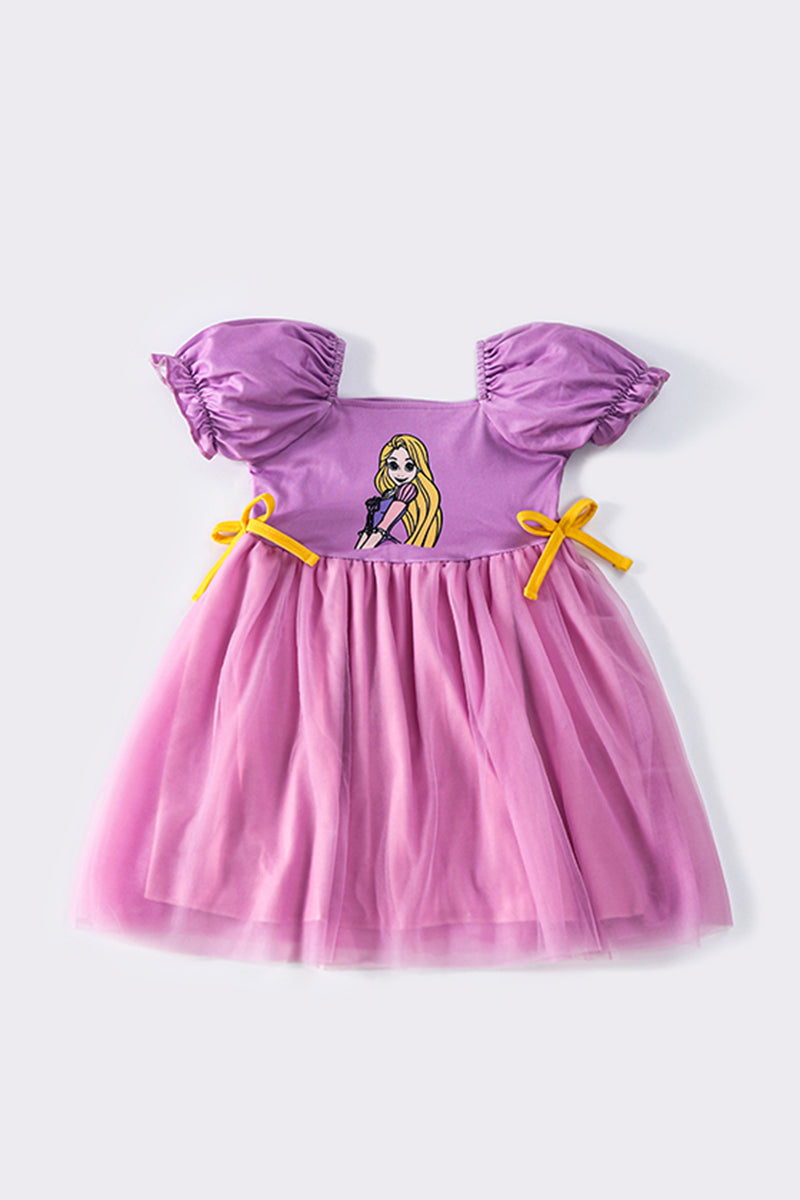 Purple Princess Tulle Dress