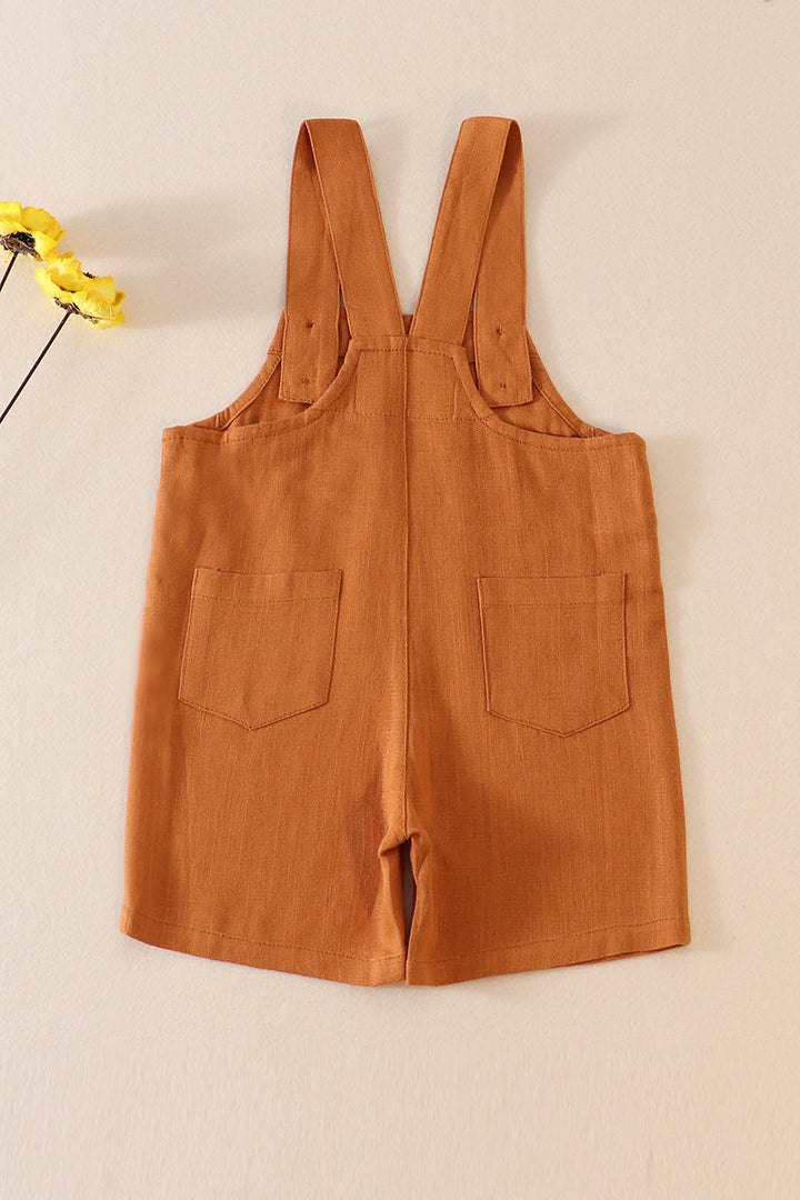 Caramel Linen  Boy Pocket Jonjon