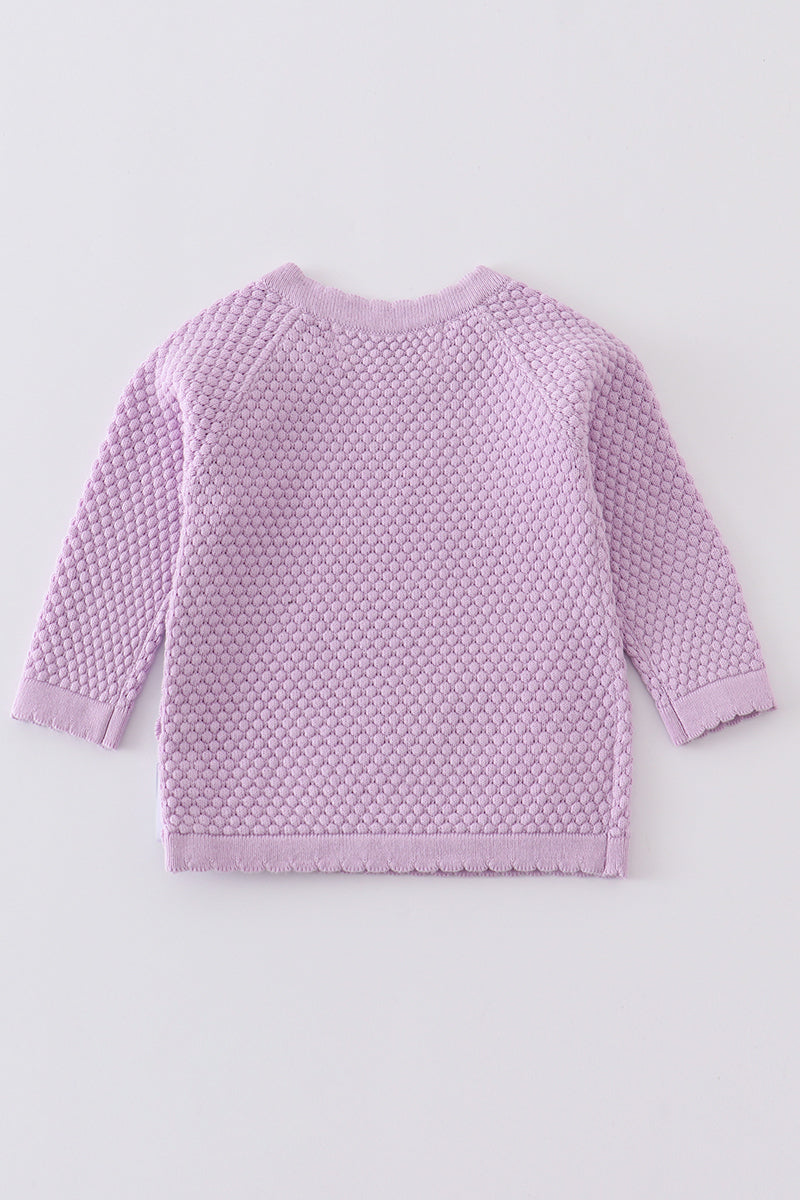 Lilac Buttons Sweater-baby