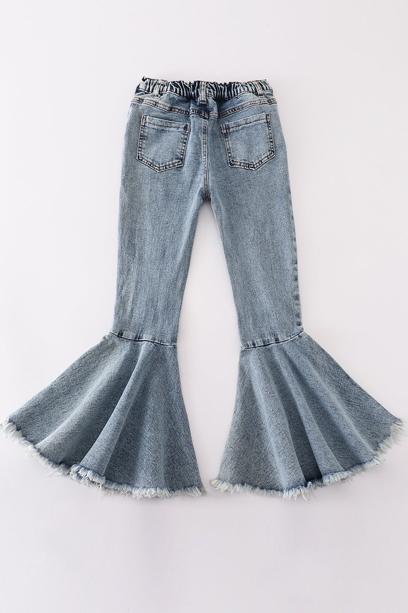 Gray Pearl Denim Jeans