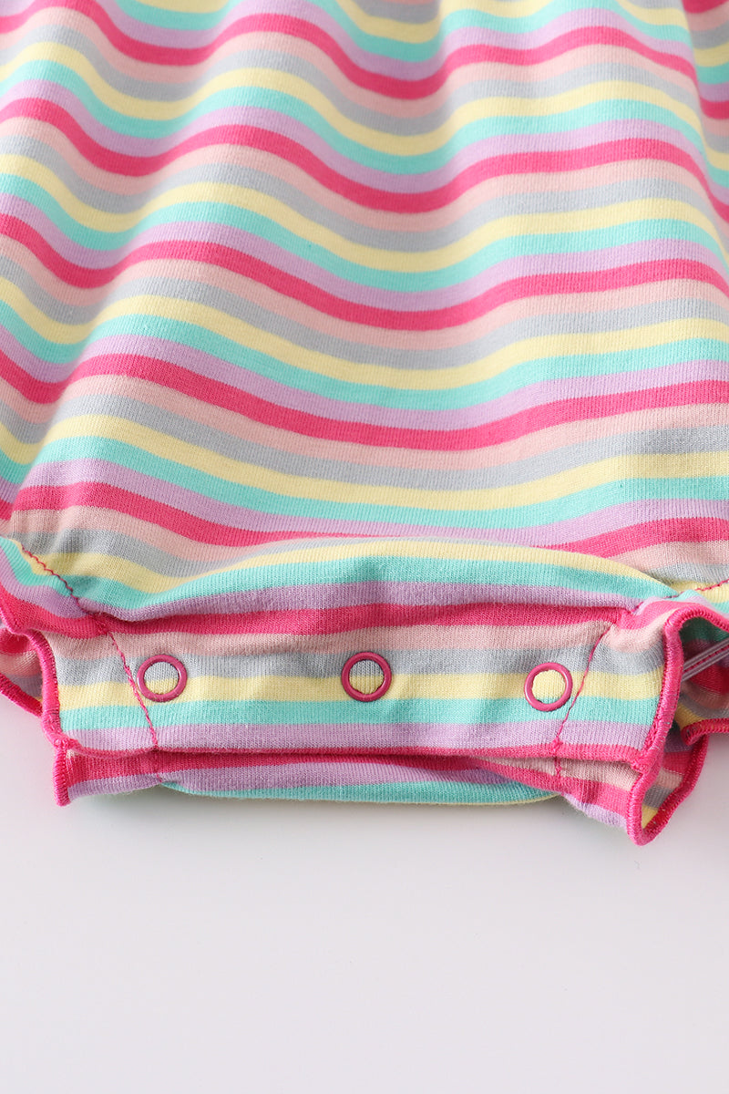 Premium Easter Egg Stripe Strap Girl Bubble