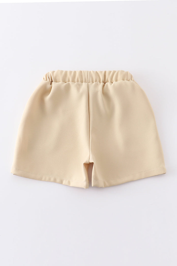 Premium Beige Pocket Shorts