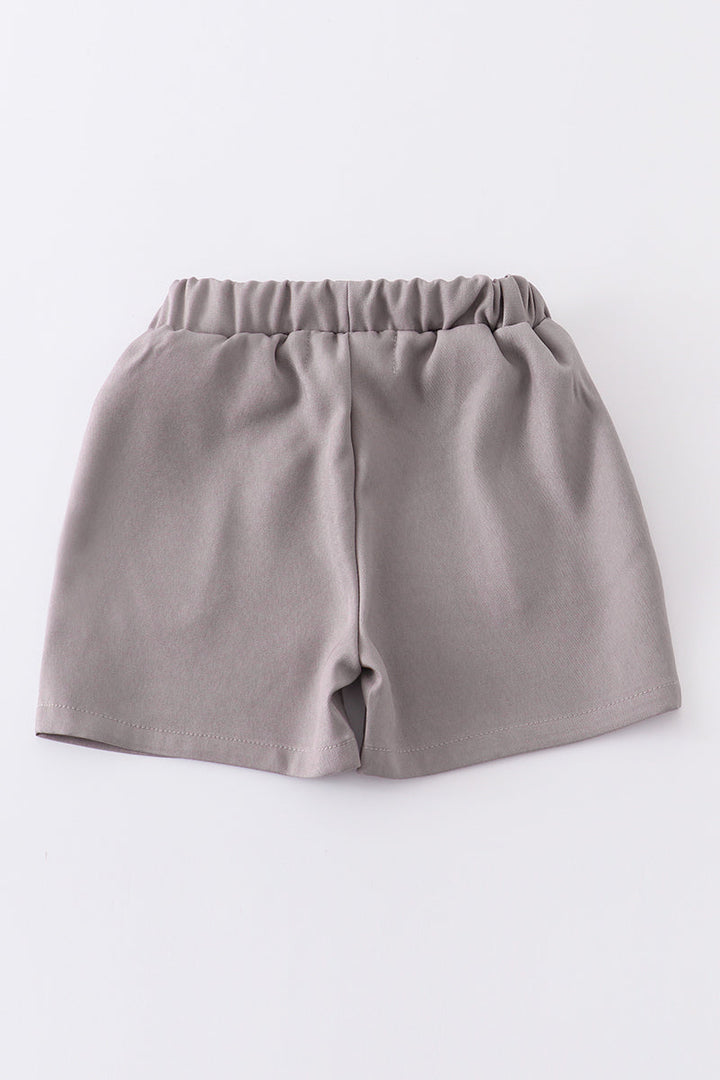 Premium Grey Pocket Shorts