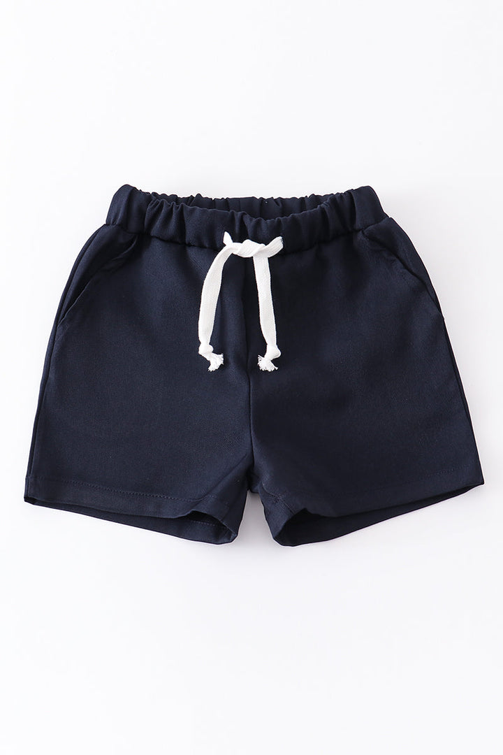 Premium Navy Pocket Boy Shorts