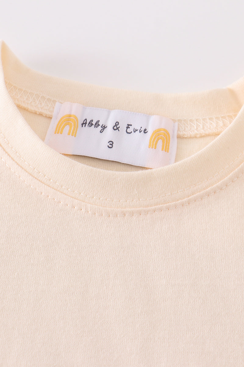 Premium Cream Basic T-shirt