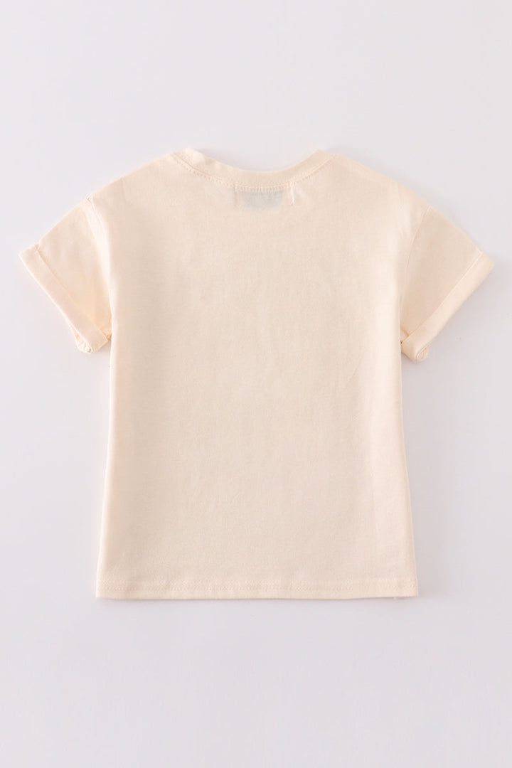 Premium Cream Basic T-shirt