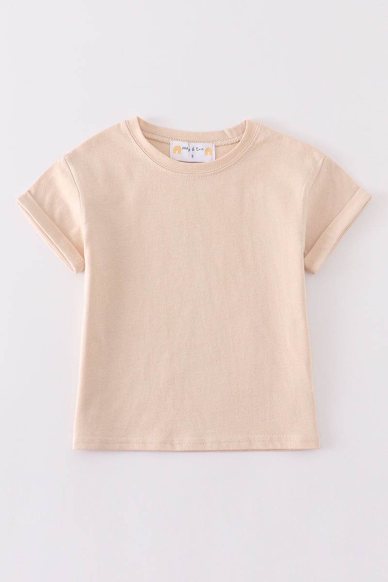 Premium Apricot Basic T-shirt