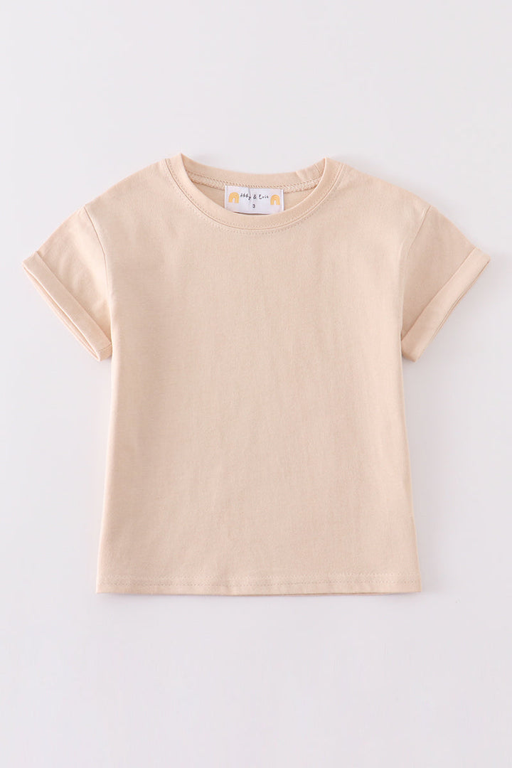 Premium Apricot Basic T-shirt