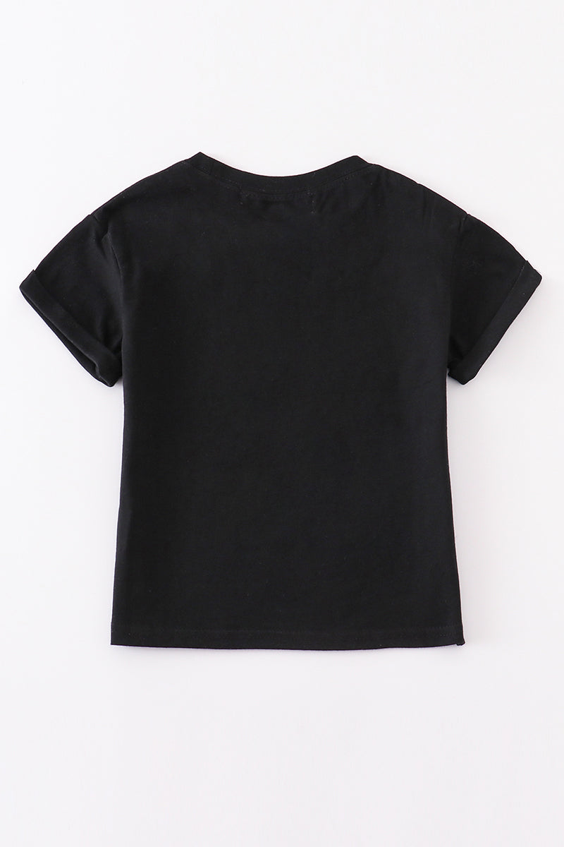 Premium Black Basic T-shirt Kids And Adult