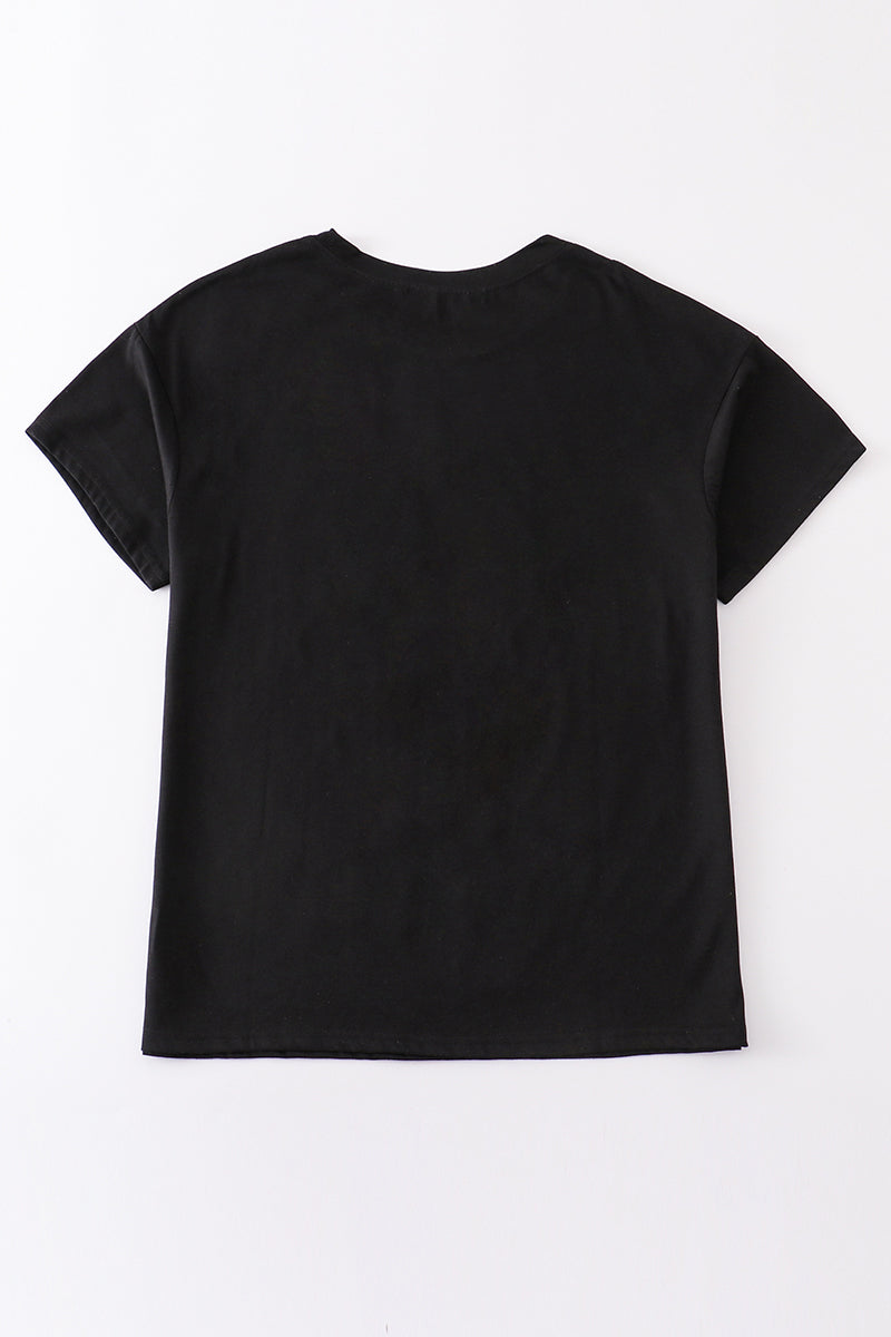 Premium Black Basic T-shirt Kids And Adult