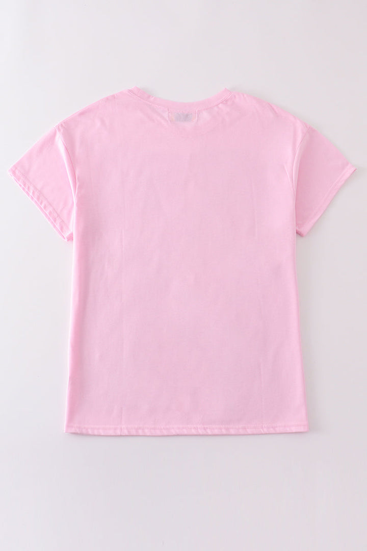 Premium Blush Basic T-shirt Kids And Adult