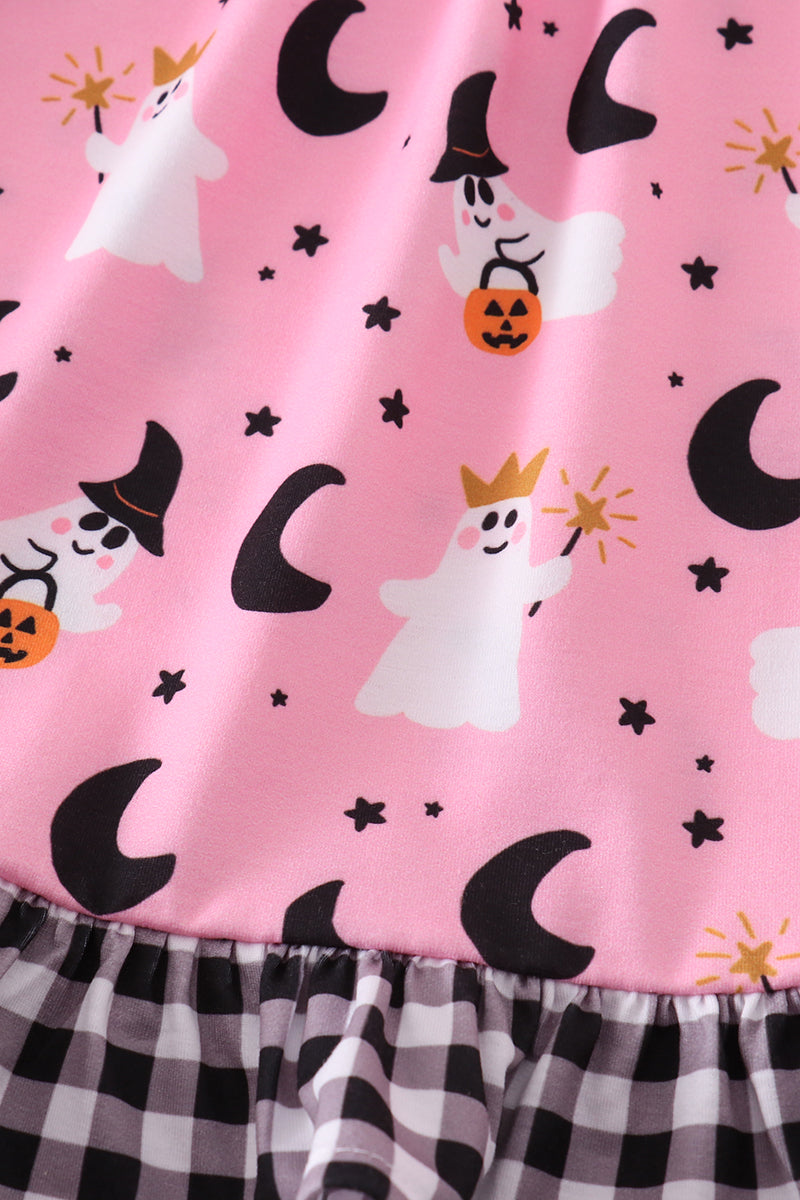 Pink Halloween Ghost Dress