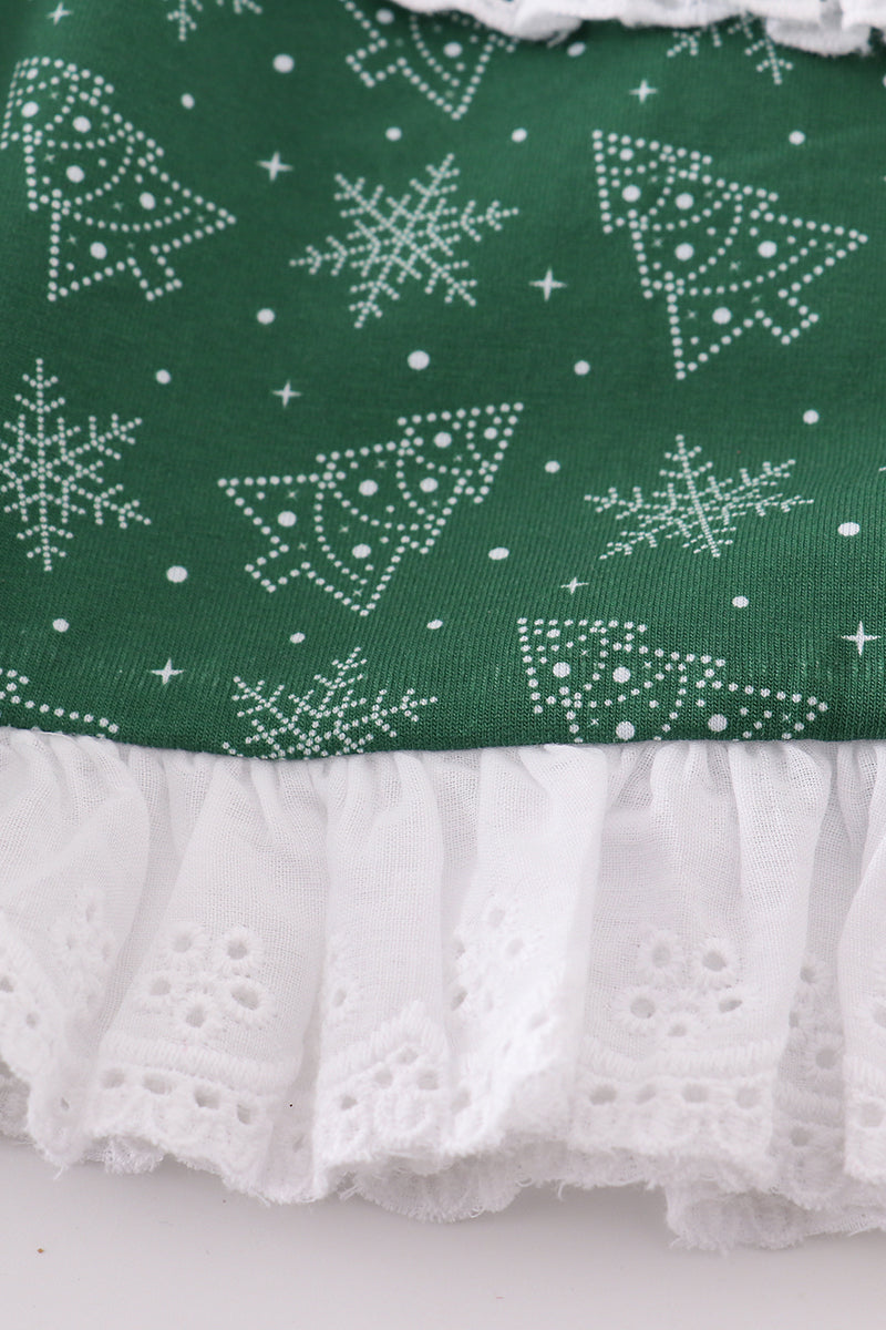 Premium Green Christmas Tree Dress