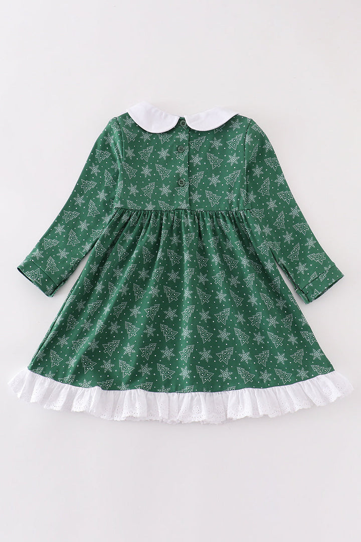 Premium Green Christmas Tree Dress