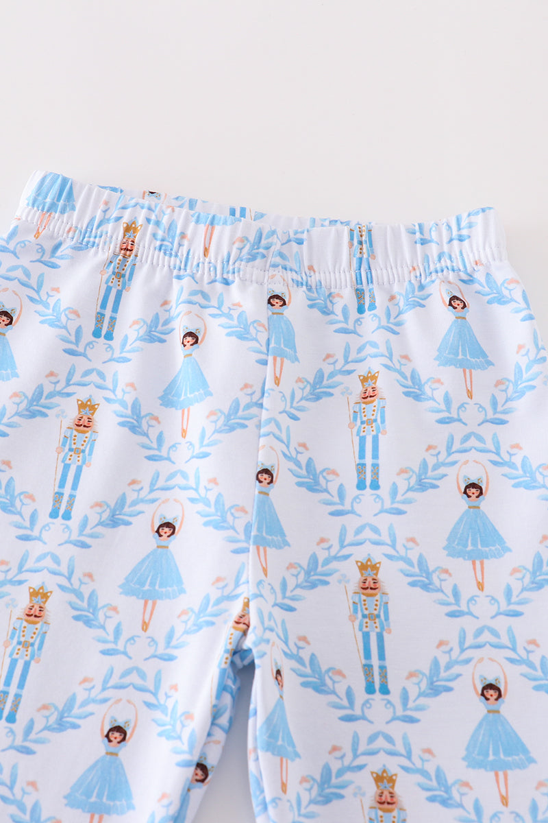 Premium Blue Nutcracker Boy Pajama Set