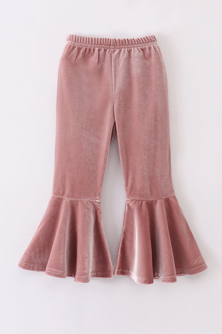 Premium Sand Velvet Bell Pants