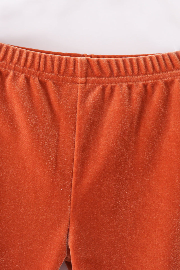 Premium Caramel Velvet Bell Pants