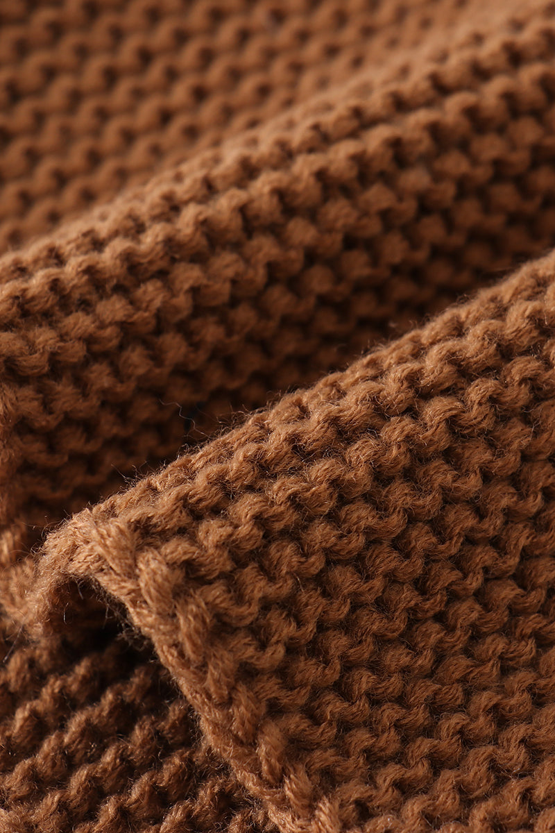 Brown Baby Soft Knitted Blanket