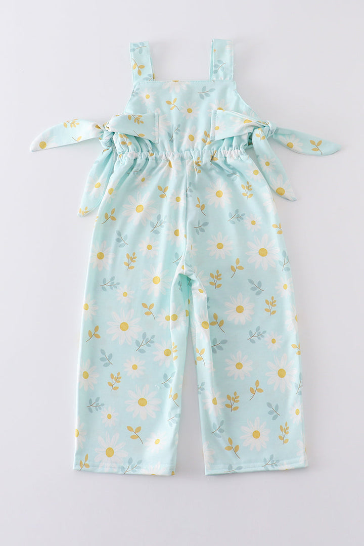 Floral Print Girl Jumpsuit