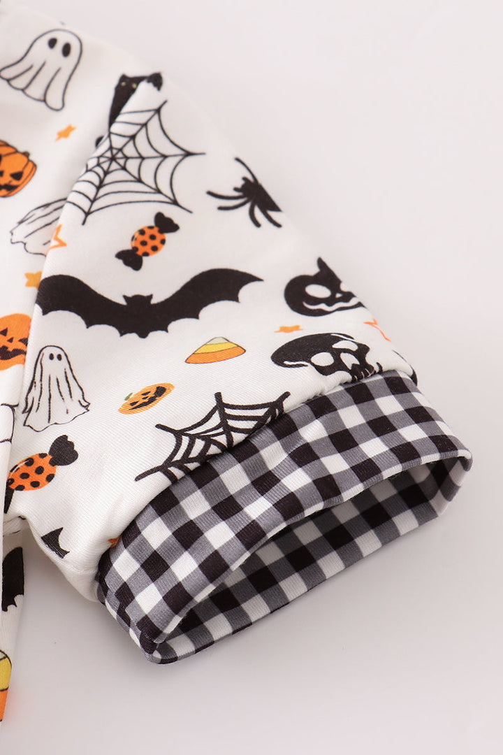 Halloween Zip Boy Romper