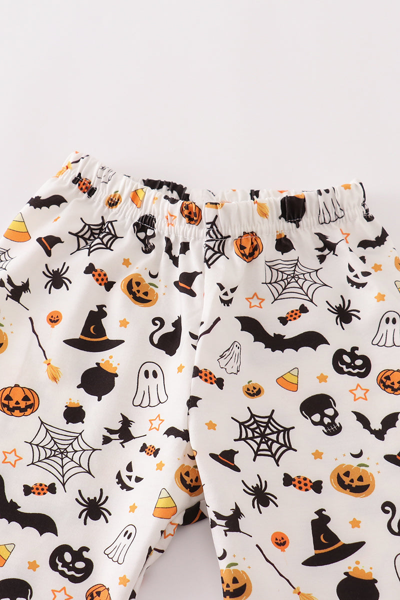 Halloween Zip Girl Pajamas Set