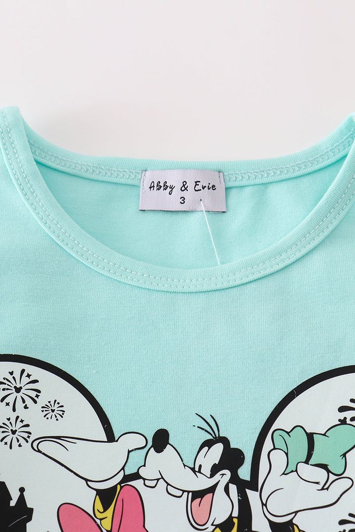 Mint Character Mom&me Top