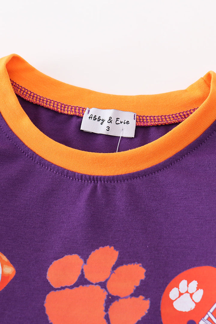 Clemson Football Print Boy Top