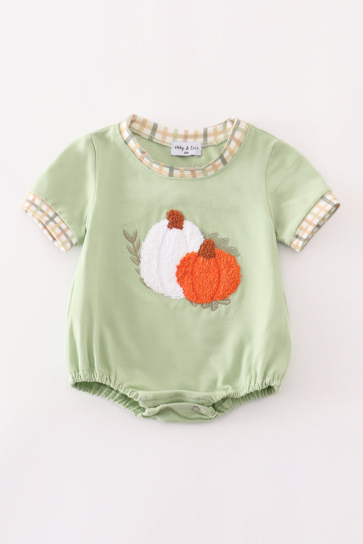 Sage Pumpkin French Knot Boy Bubble