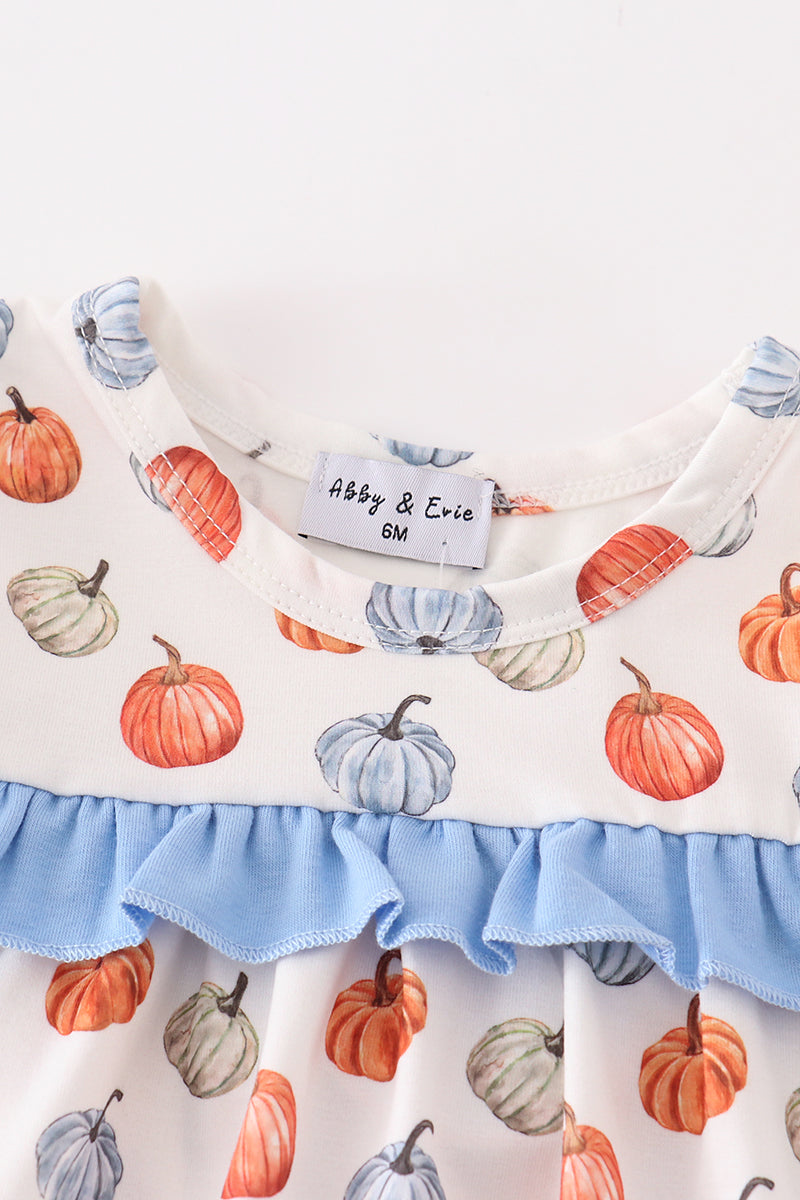 Blue Pumpkin Baby Girl Bloomers Set