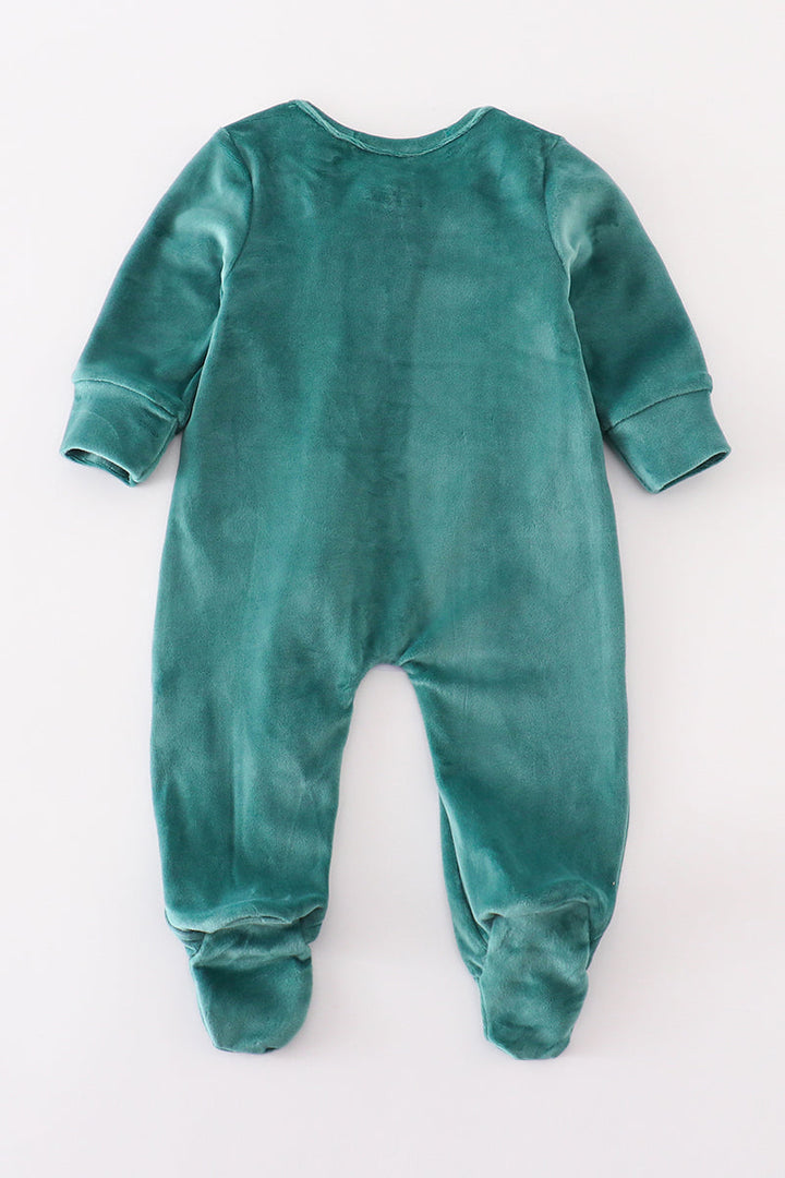 Baby Forest Velvet Boy Romper