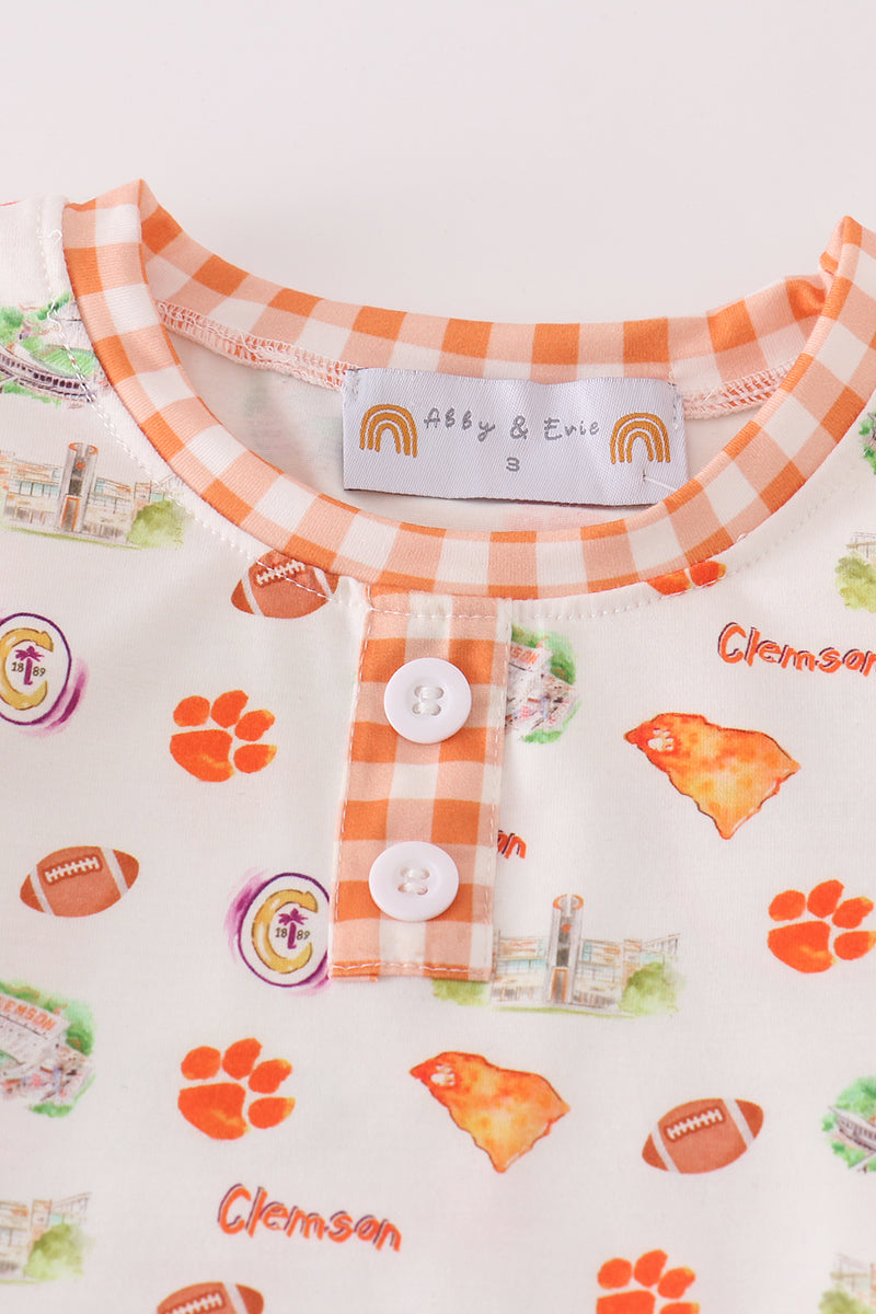 Clemson Football Baby Boy Pajamas Set