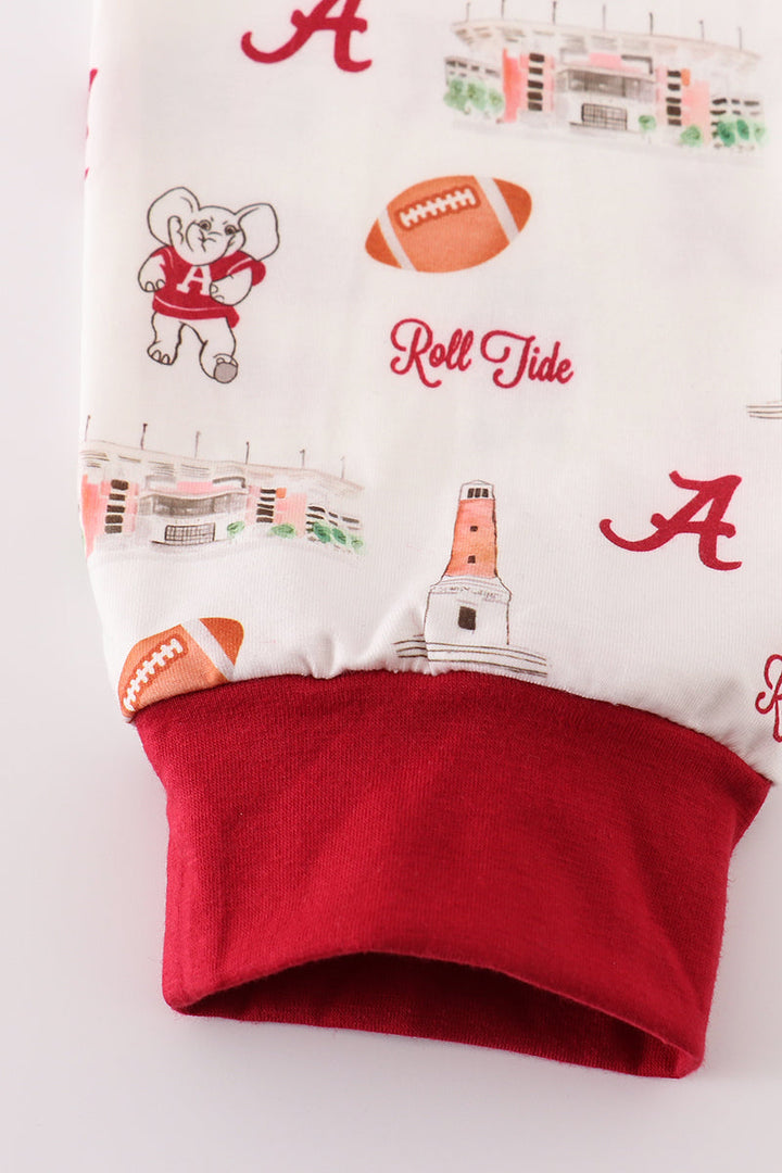 Maroon Roll Tide Football Boy Set