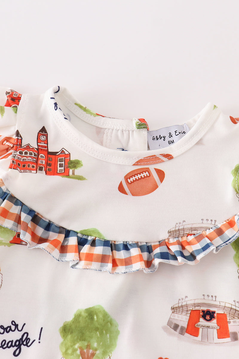 Clemson Football Tiger Baby Girl Set