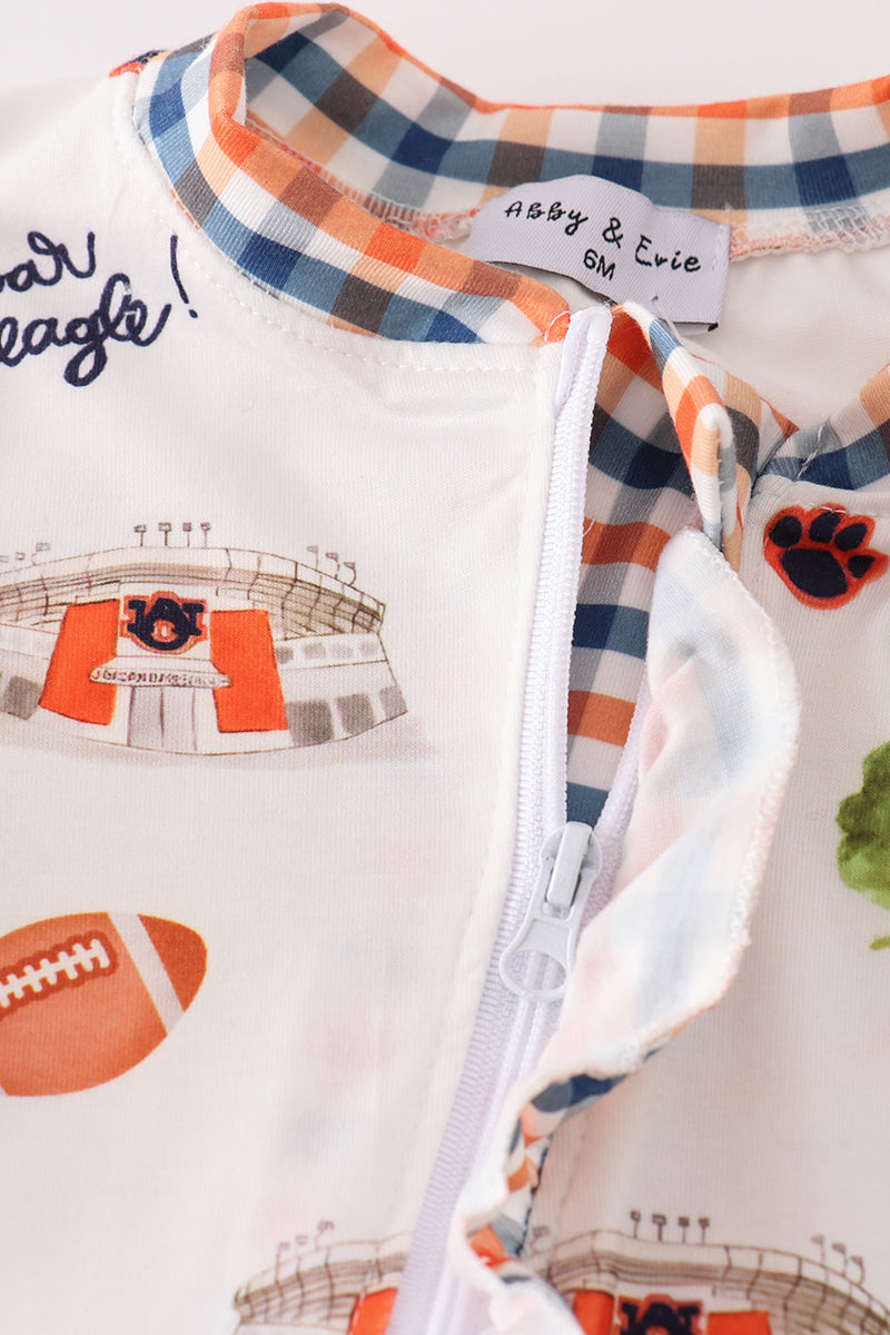 Clemson Football Tiger Girl Romper