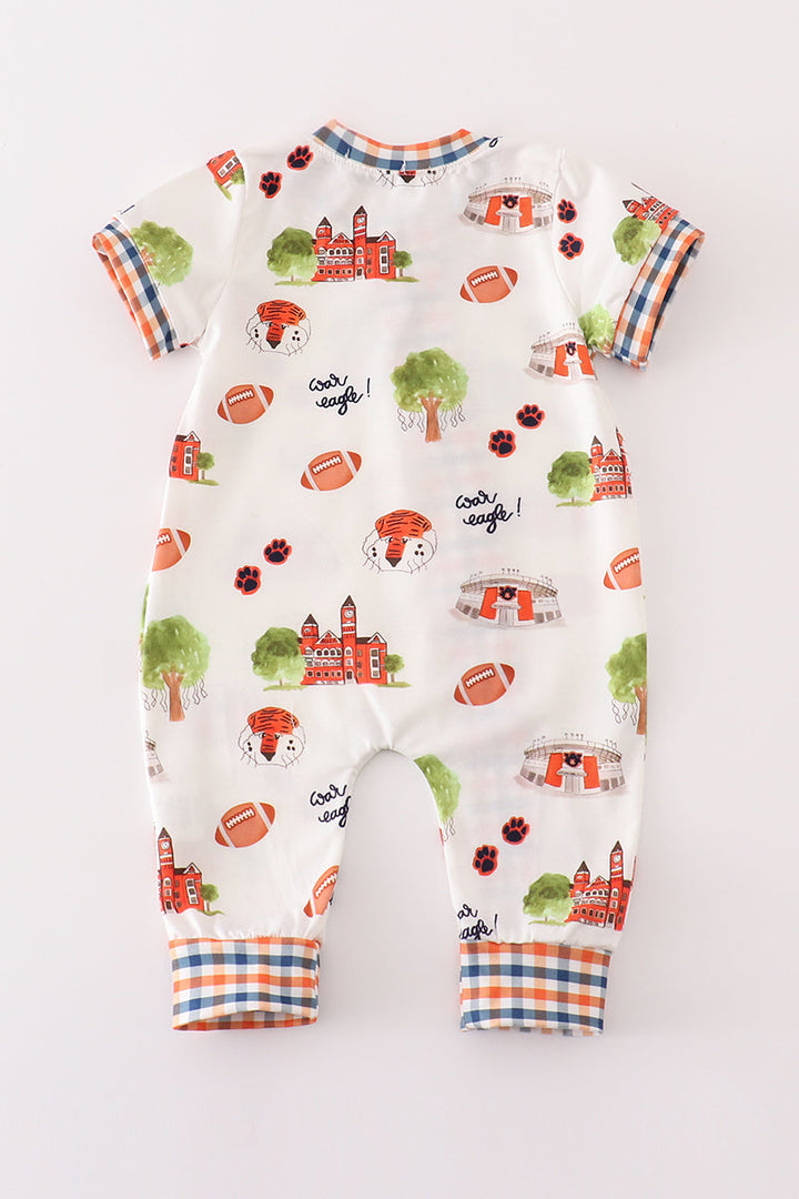 Clemson Football Tiger Boy Romper